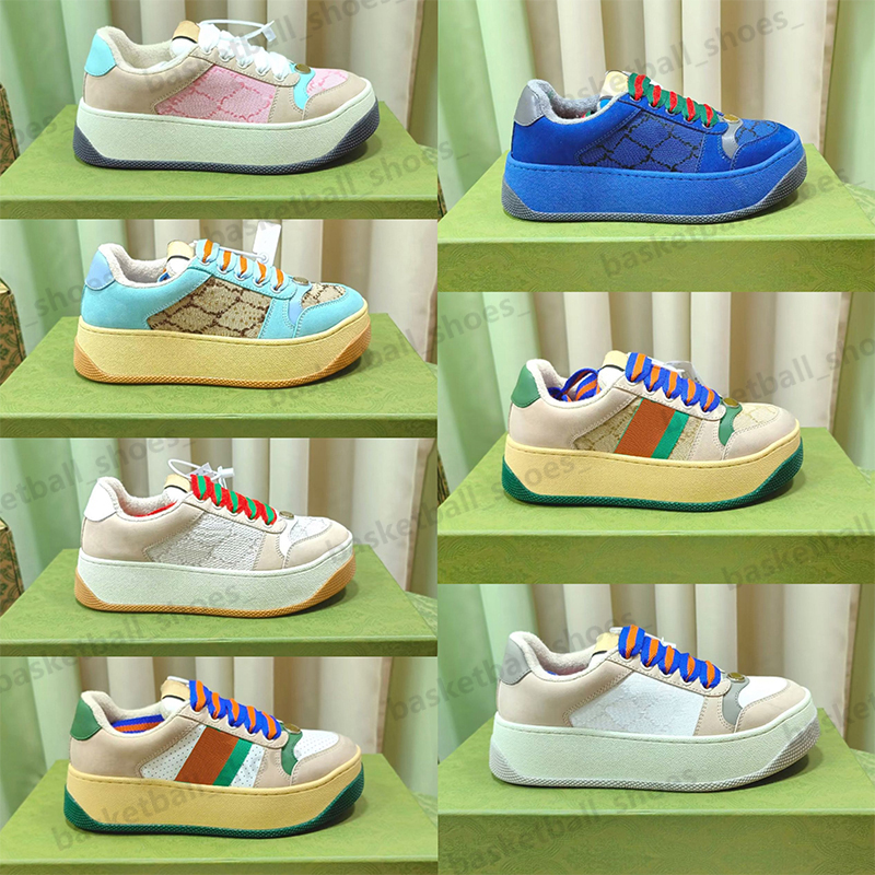 Designer Dirty Casual Shoes Screener Sneakers Woman Rubber Real Leather Distressed Shoe Flat Platform Men Womens Low Top Sneakers Size 35-45, Colour 3
Designer Dirty Casual Shoes Screener Sneakers Woman Rubber Real Leather Distressed Shoe Flat Platform Men Womens Low Top Sneakers Size 35-45, Colour 3