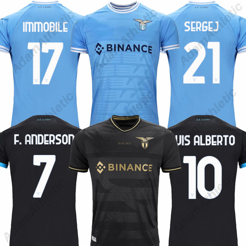 Lazio soccer jerseys Coppa Italia 10th Anniversary jersey IMMOBILE SERGEJ LUIS ALBERTO F.ANDERSON Lazio football shirts, 22-23 away+uel
Lazio soccer jerseys Coppa Italia 10th Anniversary jersey IMMOBILE SERGEJ LUIS ALBERTO F.ANDERSON Lazio football shirts, 22-23 away+uel