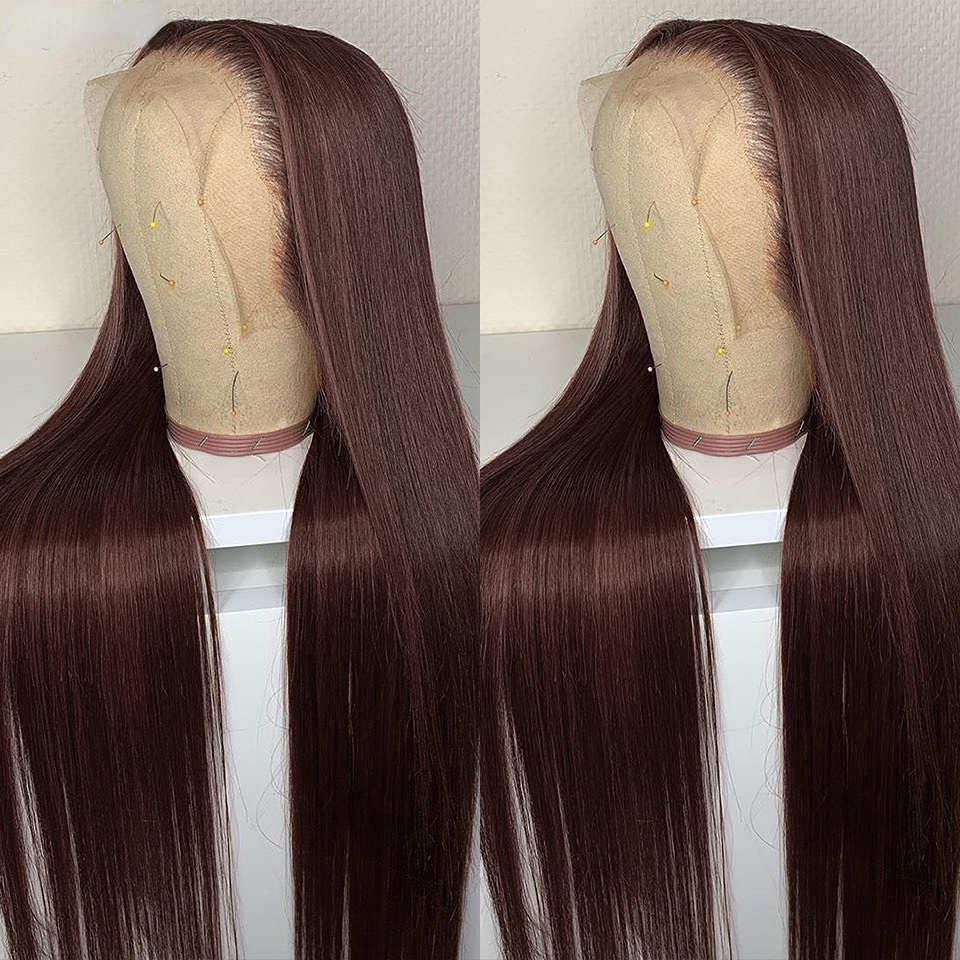 13x4 Straight Silver Grey Human Hair Wigs For Women Gray Transparent HD Lace Frontal Wig Glueless Colored Synthetic Wig Preplucked