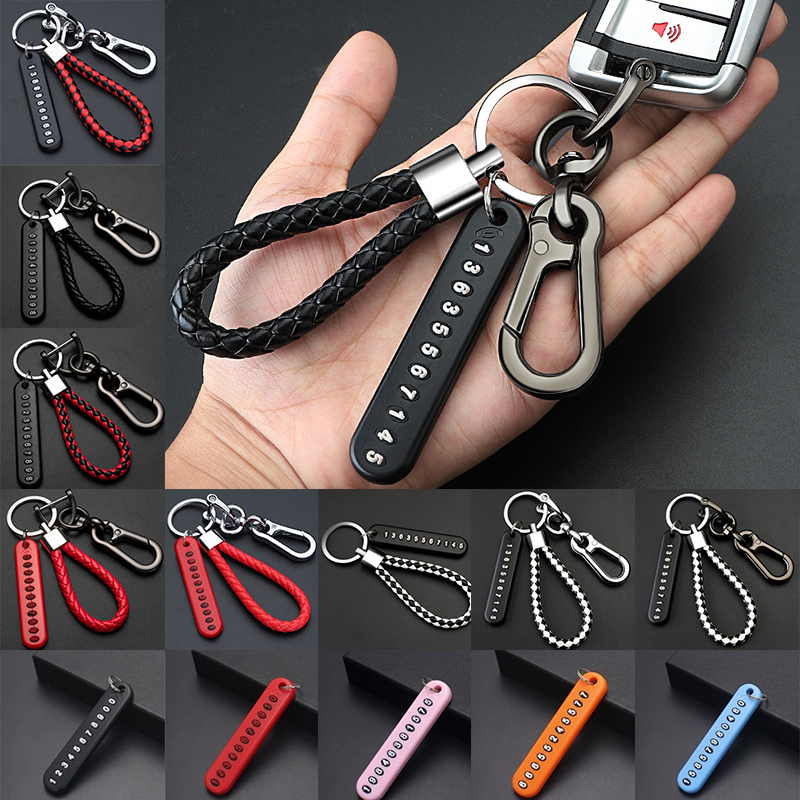Keychain with Anti-Lost Phone Number Card Car Key Pendant Split Rings Keyring Auto Vehicle Keychain Accessories Gift for Husband
Keychain with Anti-Lost Phone Number Card Car Key Pendant Split Rings Keyring Auto Vehicle Keychain Accessories Gift for Husband