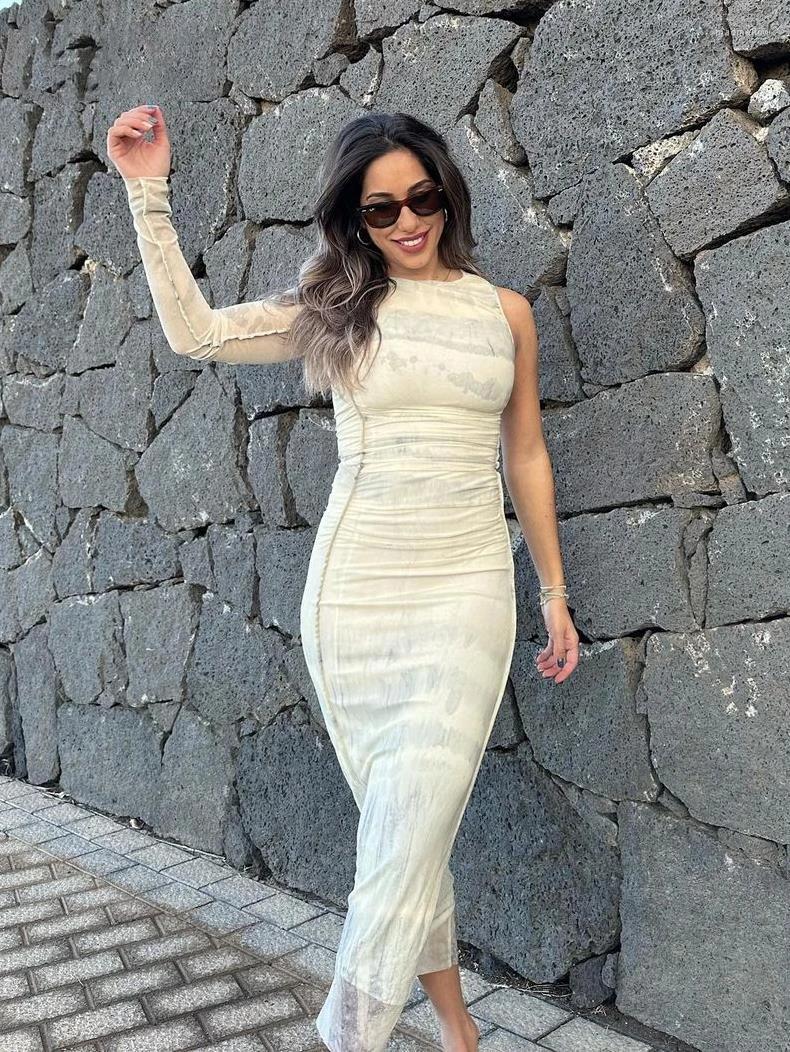 Casual Dresses 2023 Spring And Summer Women's Clothing Printed Tulle Asymmetrical Dress With Pleats Slim Waist One Shoulder, Multicolor
Casual Dresses 2023 Spring And Summer Women's Clothing Printed Tulle Asymmetrical Dress With Pleats Slim Waist One Shoulder, Multicolor