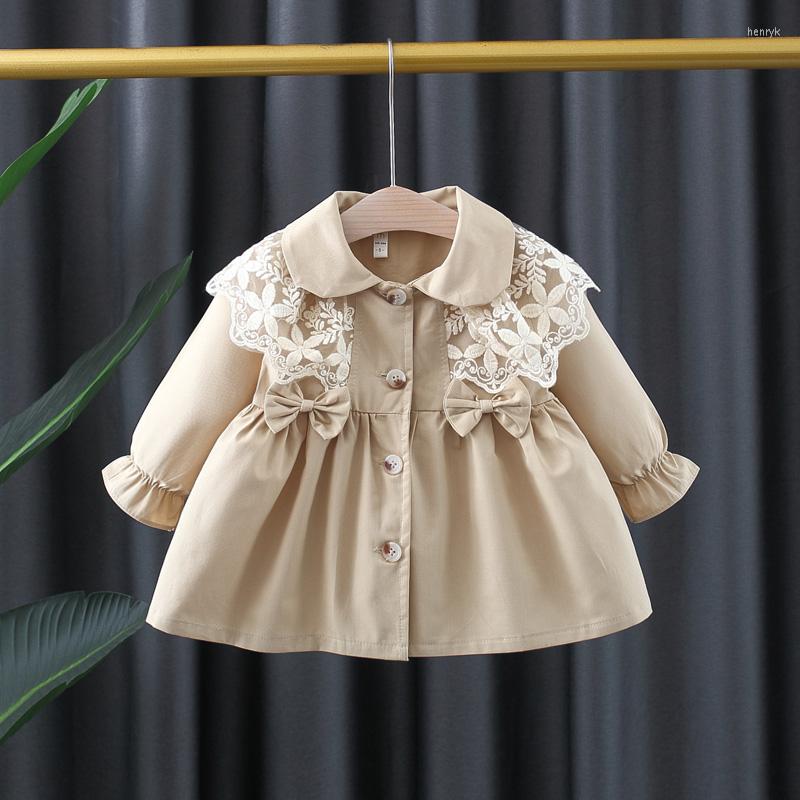 Coat Baby Patchwork Girl 0-4years Single-breasted Autumn Outwear Trench Bow Spring Windbreaker Jacket Lace Infant Cute Girls, Khaki
Coat Baby Patchwork Girl 0-4years Single-breasted Autumn Outwear Trench Bow Spring Windbreaker Jacket Lace Infant Cute Girls, Khaki