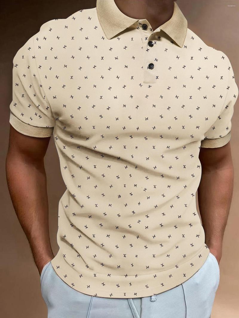 Men' Polos 2023 Summer Men' Fashion Casual Beach Printed Polo Shirt Short Sleeve Jogging Anti-wrinkle Tops, Khaki
Men' Polos 2023 Summer Men' Fashion Casual Beach Printed Polo Shirt Short Sleeve Jogging Anti-wrinkle Tops, Khaki