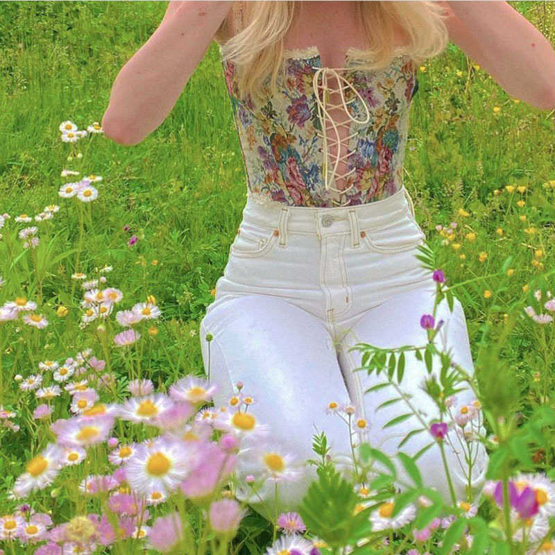 Women's French Court Style Bustier Vest - Lace-Up Corset Top, Slim Fit Suspender Harness, Vintage Gothic Lingerie, Wrap Chest Corset Dress