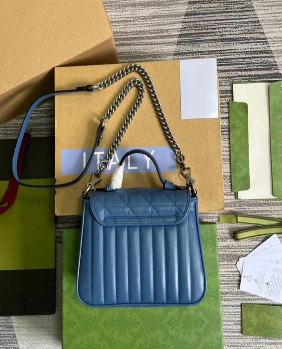 10A Marmont mini top handle bag Luxurious lady handbag genuine leather crossbody bags Fashion shoulder bagss Designer bags 21CM 589718544, Dark grey
10A Marmont mini top handle bag Luxurious lady handbag genuine leather crossbody bags Fashion shoulder bagss Designer bags 21CM 589718544, Dark grey