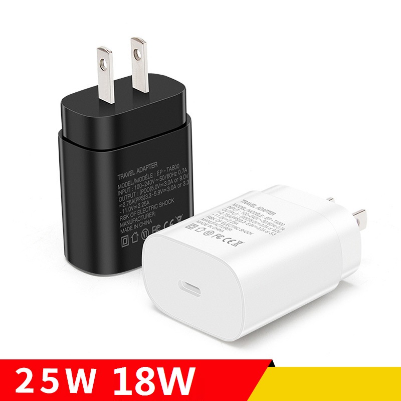 Super Fast Quick Charging PD USB-C Wall Charger EU US AC home Travel Power Adapters For Samsung Galaxy s8 s10 s20 s22 s23 Note 10 htc lg android phone
