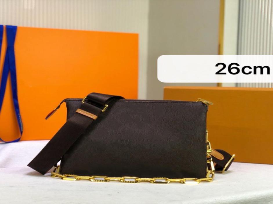 Brown Flower Coussin Crossbody Shoulder Bag Two Sizes PM MM with Canvas Strap 26cm 30cm Designer Women Purses5583630
Brown Flower Coussin Crossbody Shoulder Bag Two Sizes PM MM with Canvas Strap 26cm 30cm Designer Women Purses5583630