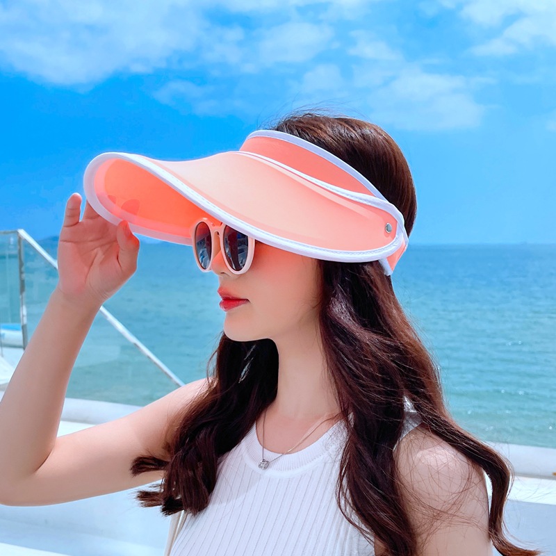 Sunscreen Visors Summer Big Brim Beach Sun Hat Riding Sports Outdoor Empty Top Hats Casual Sunhat, Aspic
Sunscreen Visors Summer Big Brim Beach Sun Hat Riding Sports Outdoor Empty Top Hats Casual Sunhat, Aspic