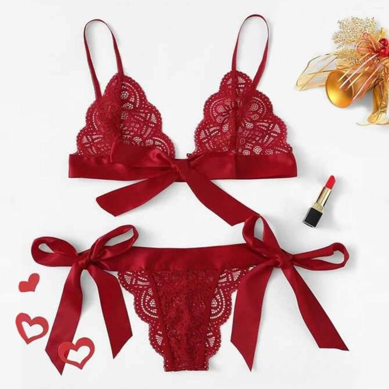 Bras Sets Women Bra Sexy Underwear Underpant Scalloped Trim Tie Side Lace Set Erotic Lingerie Bow Babydoll & Panties, Red
Bras Sets Women Bra Sexy Underwear Underpant Scalloped Trim Tie Side Lace Set Erotic Lingerie Bow Babydoll & Panties, Red