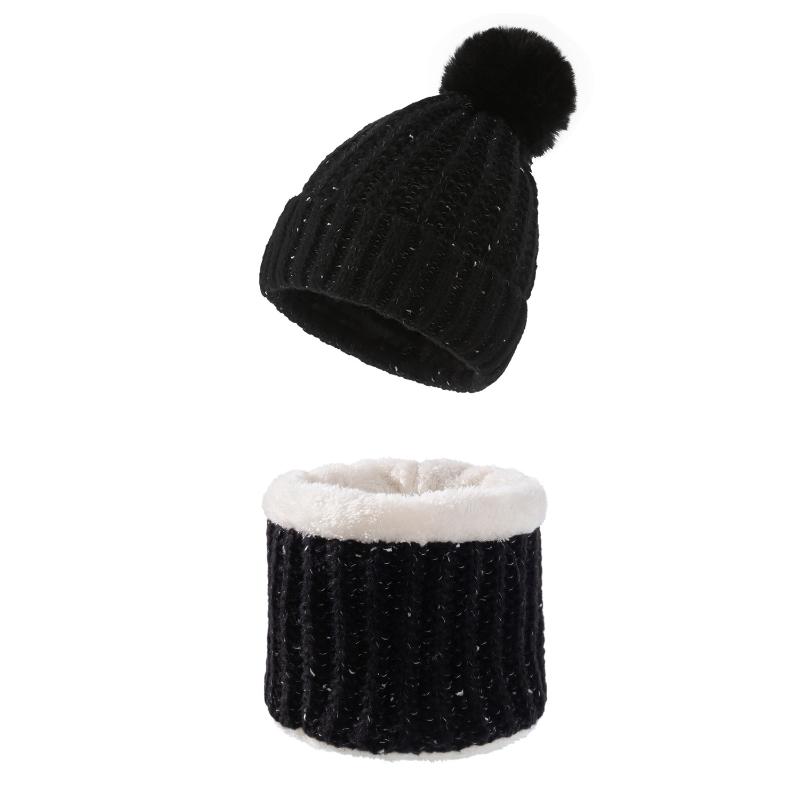 Hats Scarves Gloves Sets & Winter Thick Plush Knitted Hat Scarf Set Women Men Warm Beanie And Snood Outdoor Riding Skiing Bonnet
Hats Scarves Gloves Sets & Winter Thick Plush Knitted Hat Scarf Set Women Men Warm Beanie And Snood Outdoor Riding Skiing Bonnet