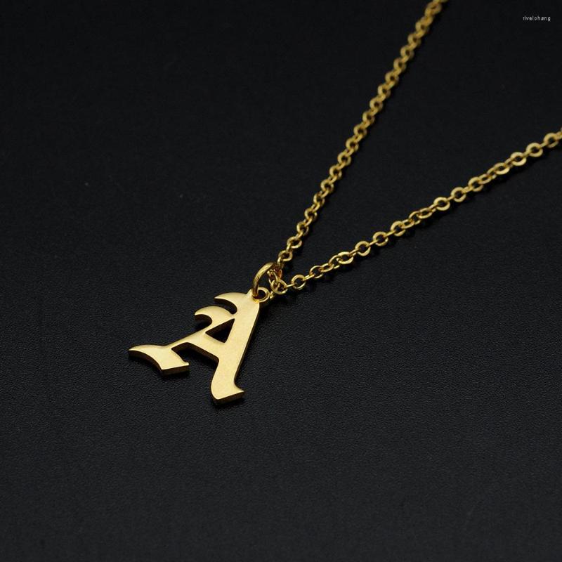 Pendant Necklaces Titanium Twenty-six English Letter Necklace Women Fashion Stainless Steel Jewelry
Pendant Necklaces Titanium Twenty-six English Letter Necklace Women Fashion Stainless Steel Jewelry