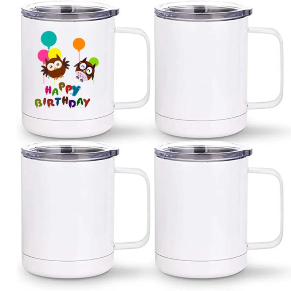 UPS 12oz Sublimation Blank Tumblers Coffee Mug Car Cup Travel Double Wall Insualted Vacuum Drinking Water Tumbler With Handle and Seal Lid, Custom
UPS 12oz Sublimation Blank Tumblers Coffee Mug Car Cup Travel Double Wall Insualted Vacuum Drinking Water Tumbler With Handle and Seal Lid, Custom