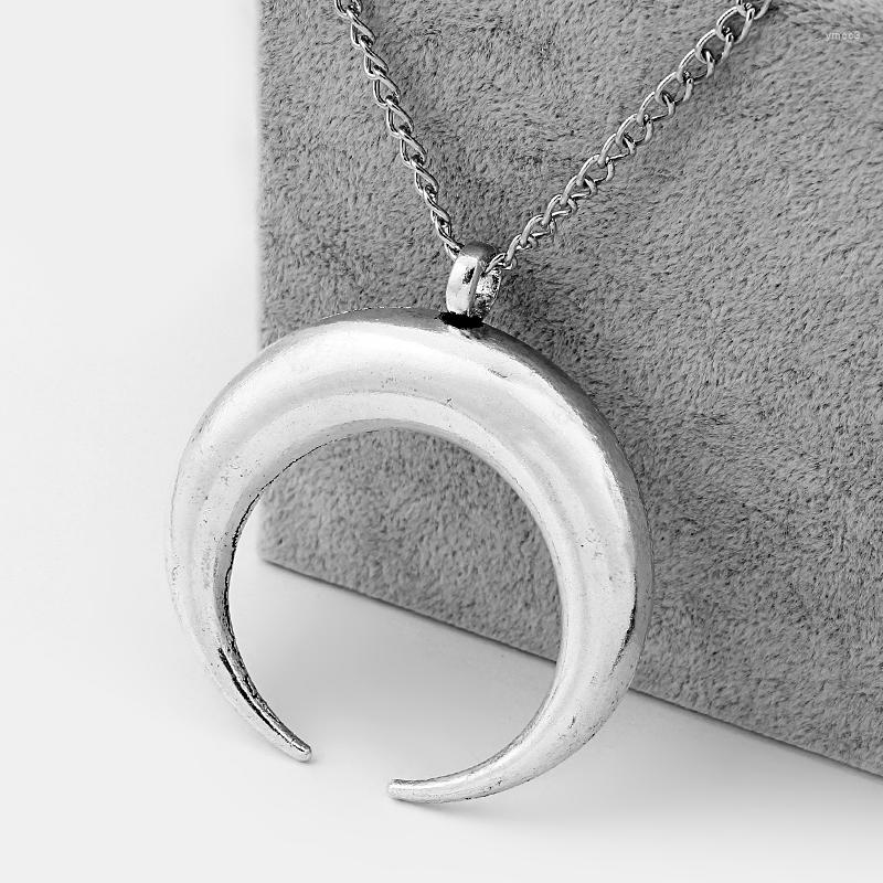 Pendant Necklaces 1PCS Large Horn Moon Crescent Charms Pendants Long Link Chain Lagenlook Necklace Choker
Pendant Necklaces 1PCS Large Horn Moon Crescent Charms Pendants Long Link Chain Lagenlook Necklace Choker