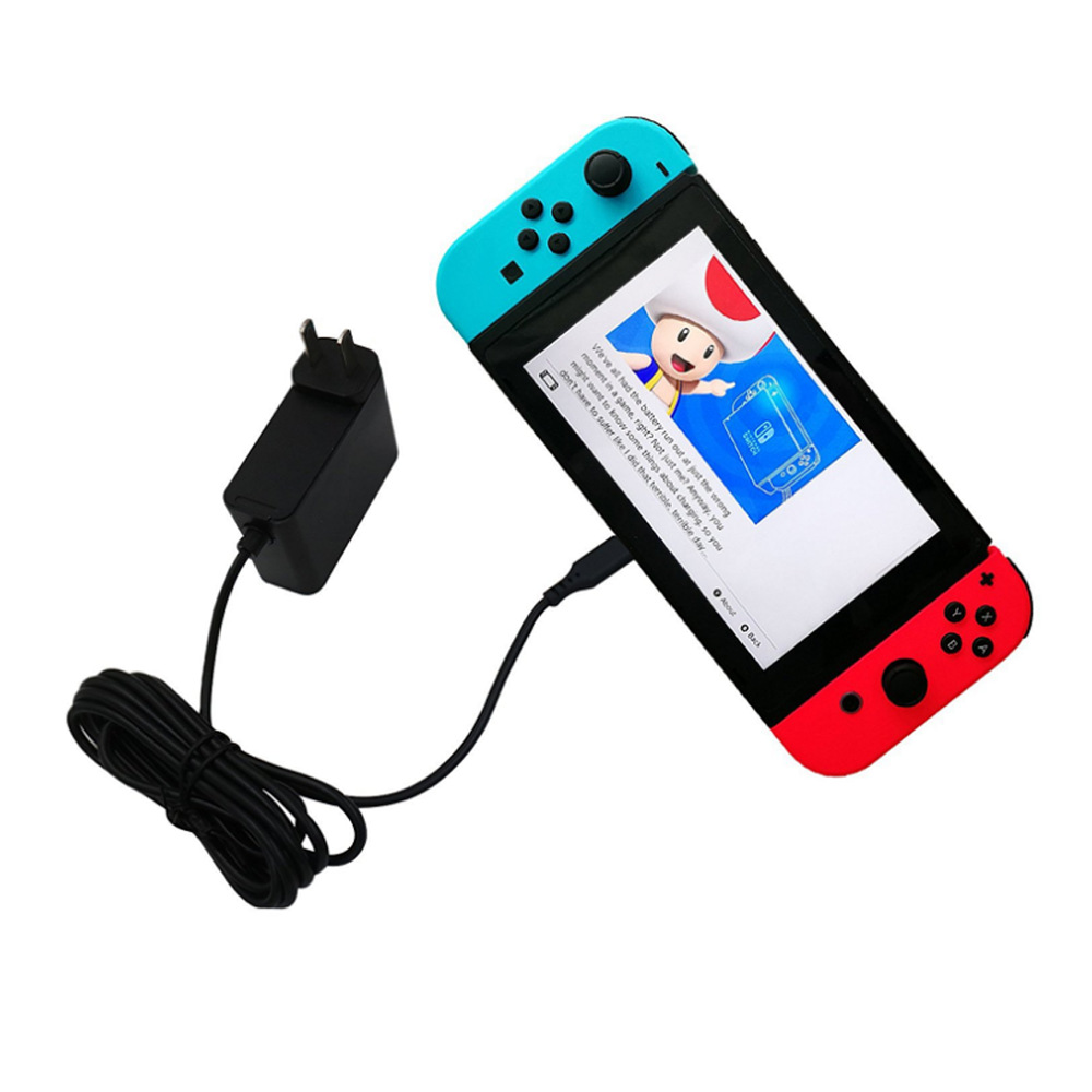 Nintendo Switch AC Adapter Travel Wall Charger Power Supply for NS Switch Lite 5V 2.4A EU US Plug with box package