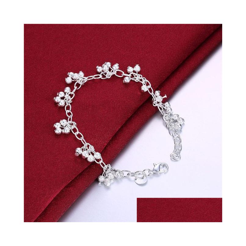 Chain Sterling Sier Plated Hanging Sand Beads Grape Link Bracelet Gssb087 Fashion 925 Plate Jewelry Bracelets Drop Delivery Dhppl
Chain Sterling Sier Plated Hanging Sand Beads Grape Link Bracelet Gssb087 Fashion 925 Plate Jewelry Bracelets Drop Delivery Dhppl