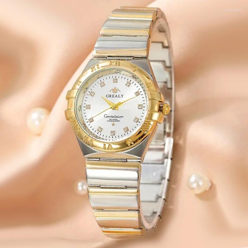 Wristwatches Casual Women Watches Round Pointer Quartz Watch Fashion Rhinestone Decor Dial Waterproof Dress Wristwatch For Girls, Picture
Wristwatches Casual Women Watches Round Pointer Quartz Watch Fashion Rhinestone Decor Dial Waterproof Dress Wristwatch For Girls, Picture