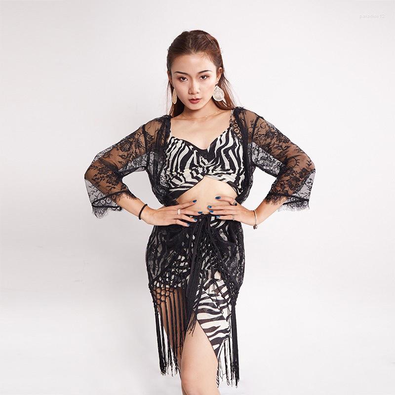 Stage Wear Lace Latin Dance Tops Women Fringe Ballroom Practice Black Costume Tango Dancewear Salsa Clothing Samba Outfit JL4386, Only lace coat
Stage Wear Lace Latin Dance Tops Women Fringe Ballroom Practice Black Costume Tango Dancewear Salsa Clothing Samba Outfit JL4386, Only lace coat