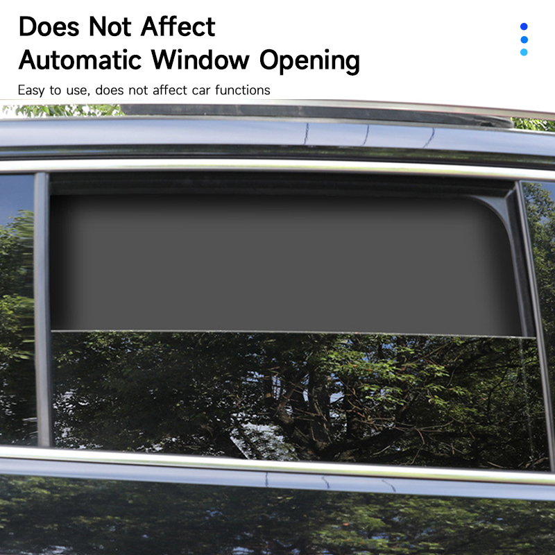 2025 new 2025 new Upgrade Magnetic Sun Shade Cover Side Window Sunshade UV Protection Black Curtain Mesh Full Blackout Film Car Accessories