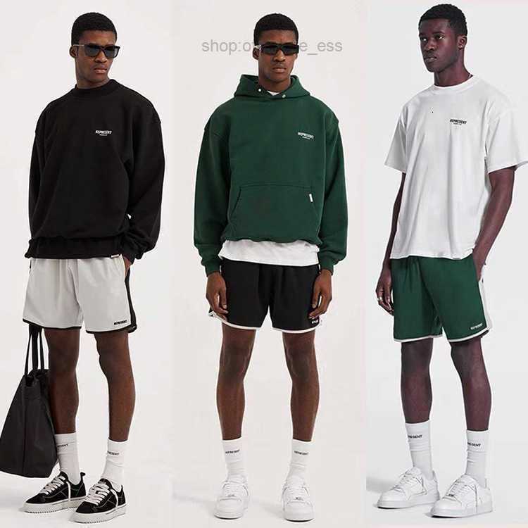 Men' Hoodies Represent Rep Designer Fashion Repeat Embroidered Letter Stitched Shorts American Casual Loose Sports Pants 9RZT, Black5
Men' Hoodies Represent Rep Designer Fashion Repeat Embroidered Letter Stitched Shorts American Casual Loose Sports Pants 9RZT, Black5