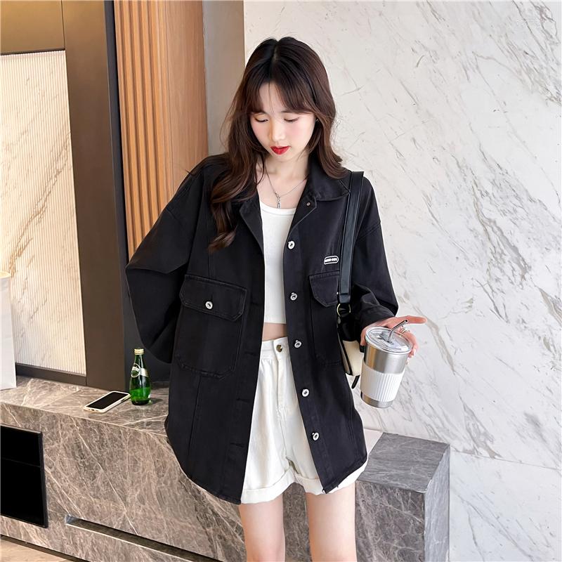 Women's Jackets 2023 Women'S Denim Jecket Spring And Autumn Style Korean Version Loose Fitting, Black
Women's Jackets 2023 Women'S Denim Jecket Spring And Autumn Style Korean Version Loose Fitting, Black