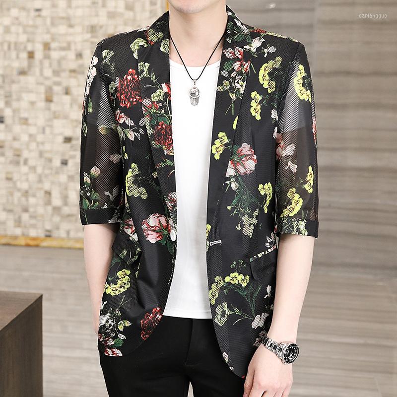 Men's Suits M-3XL Plus Size Men 2023 Men's Summer Hollow Half-Sleeved Suit Jacket Youth Casual Stretwear Light Weight Thin Blazer, No4 floral blazers
Men's Suits M-3XL Plus Size Men 2023 Men's Summer Hollow Half-Sleeved Suit Jacket Youth Casual Stretwear Light Weight Thin Blazer, No4 floral blazers