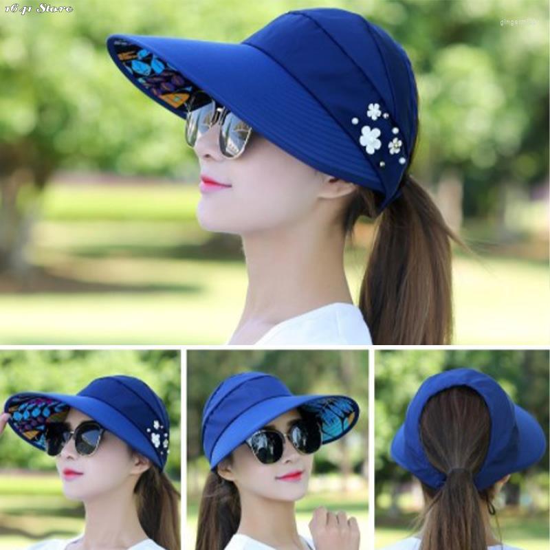 Wide Brim Hats 1pc Summer For Women Foldable Sun Hat Pearl Flower Visor Suncreen Floppy Cap Female Outdoor Casual Baseball
Wide Brim Hats 1pc Summer For Women Foldable Sun Hat Pearl Flower Visor Suncreen Floppy Cap Female Outdoor Casual Baseball