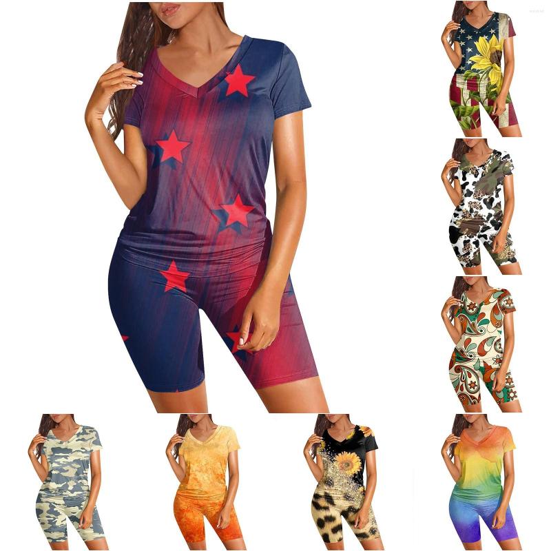 Women's Tracksuits Ladies V Neck Short Sleeve Printed Casual Fashion Shorts Set, Purple
Women's Tracksuits Ladies V Neck Short Sleeve Printed Casual Fashion Shorts Set, Purple