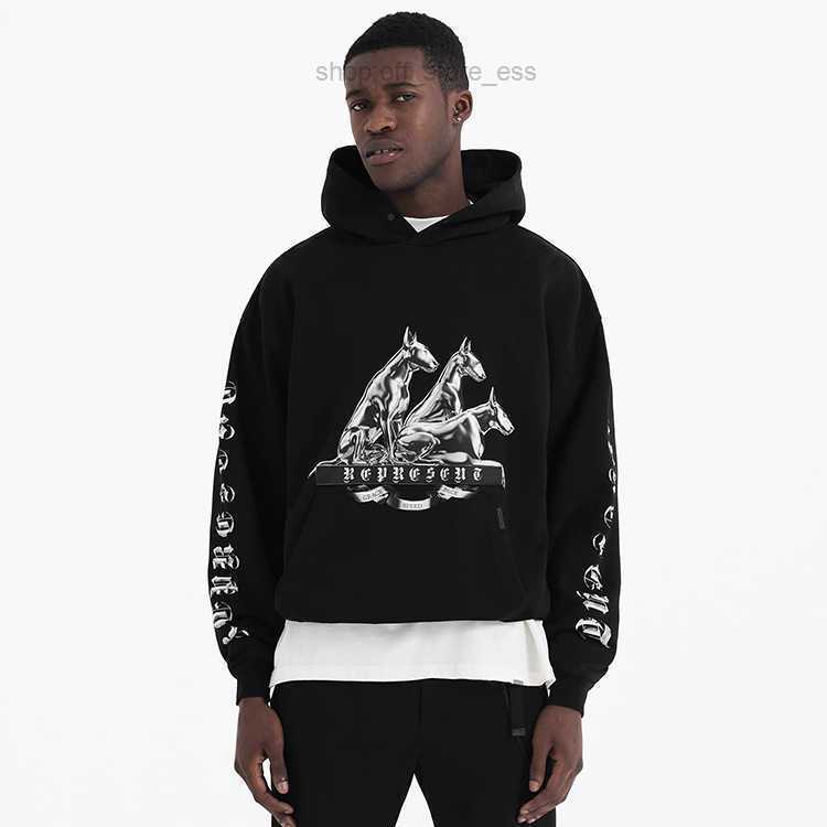 Men' Hoodies Represent Rep Designer Fashion Liquid Metal Hound American High Street Vintage Male LXJF, Black
Men' Hoodies Represent Rep Designer Fashion Liquid Metal Hound American High Street Vintage Male LXJF, Black