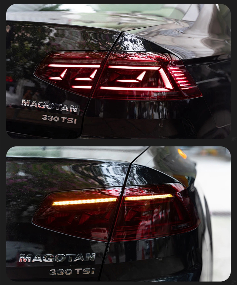 Car Rear Taillights for VW Passat B8 Tail Light 20 15-20 19 Magotan LED DRL Dynami Signal Lamp Brake Reverse Taillight