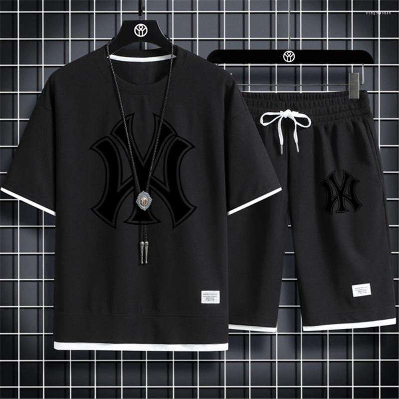 Men's Tracksuits Men's Summer Suit T-shirt Shorts 2-Piece Outdoor Short-Sleeved Street Clothes Casual Everyday Simple Style
Men's Tracksuits Men's Summer Suit T-shirt Shorts 2-Piece Outdoor Short-Sleeved Street Clothes Casual Everyday Simple Style