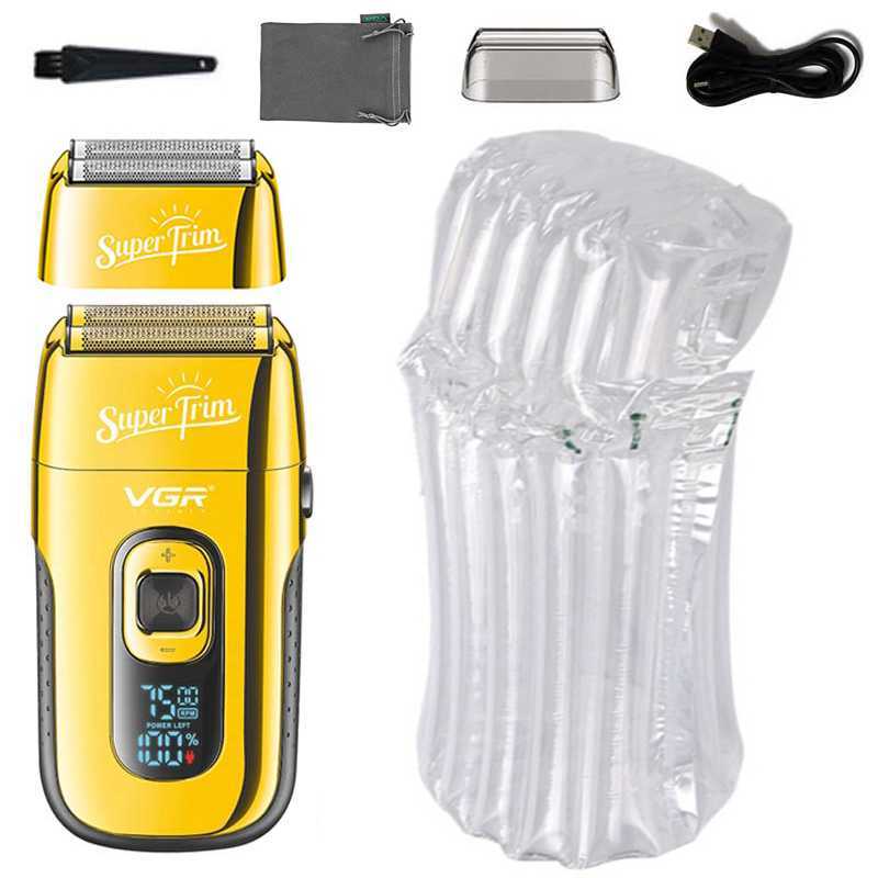 Electric Shavers Vgr Rechargeable 3speed Beard Hair Electric Shaver for Men Bald Head Shaving Machine Barber Electric Razor with E3474154bo27yp9j
Electric Shavers Vgr Rechargeable 3speed Beard Hair Electric Shaver for Men Bald Head Shaving Machine Barber Electric Razor with E3474154bo27yp9j