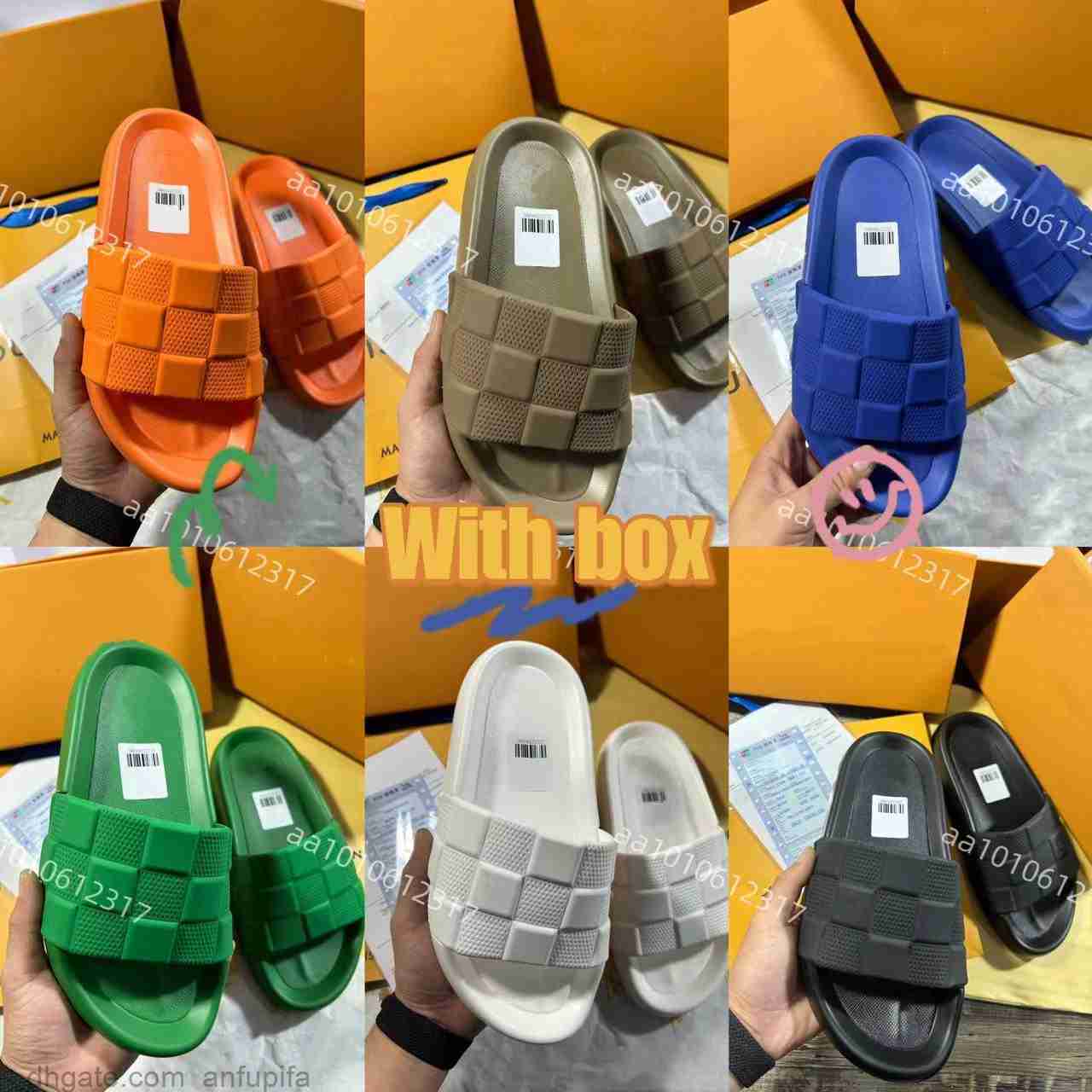 TOP 2023 Men Women Slide Sandals Shoes Luxury Slide Summer Fashion Wide Flat Slippery With Thick Sandals Slipper Flip Flops 35-46, 12
TOP 2023 Men Women Slide Sandals Shoes Luxury Slide Summer Fashion Wide Flat Slippery With Thick Sandals Slipper Flip Flops 35-46, 12