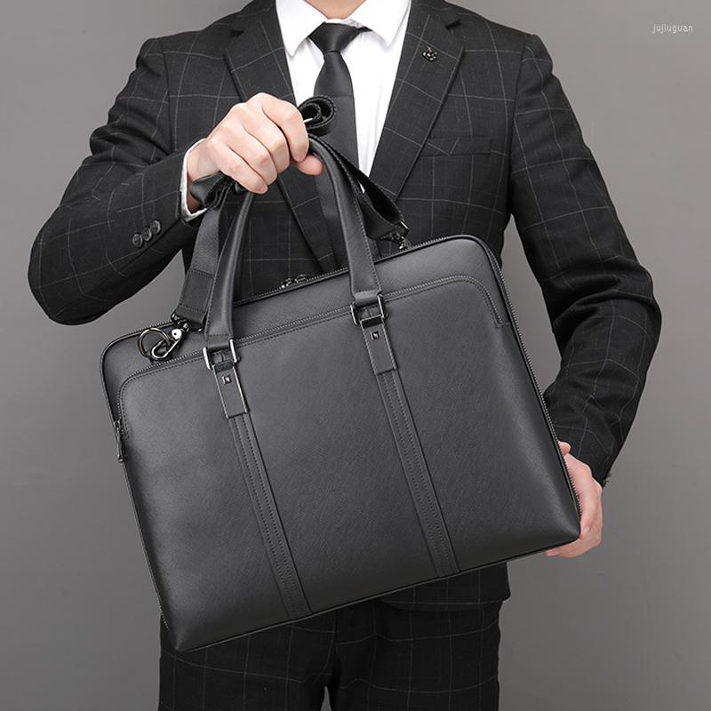 Briefcases Laptop Briefcase Bag Genuine Leather Handbags Casual Pad Daily Working Tote Bags Men Male For Documents, Picture shown
Briefcases Laptop Briefcase Bag Genuine Leather Handbags Casual Pad Daily Working Tote Bags Men Male For Documents, Picture shown