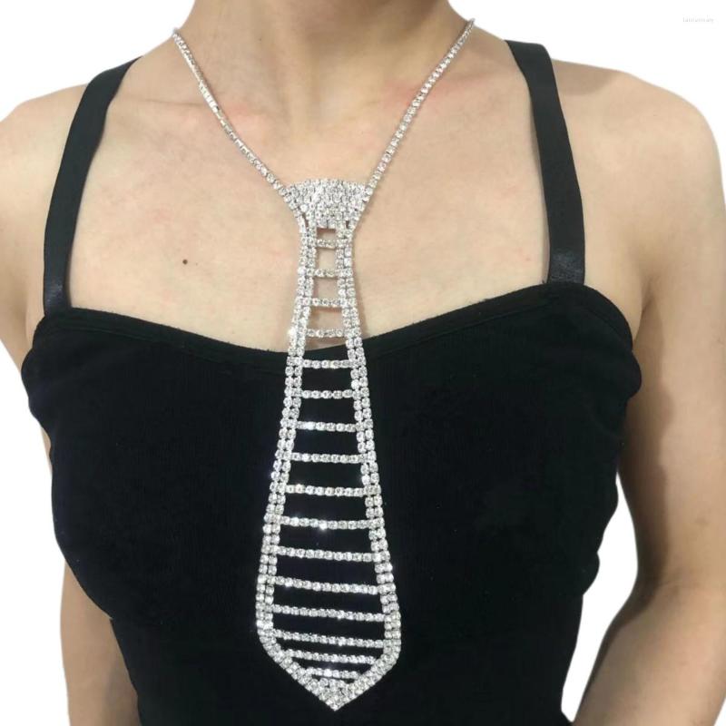 Chains Fashion Luxury Women's Shiny Rhinestone Necktie Necklace Crystal Collar Adjustable Dress Jewelry Acc
Chains Fashion Luxury Women's Shiny Rhinestone Necktie Necklace Crystal Collar Adjustable Dress Jewelry Acc