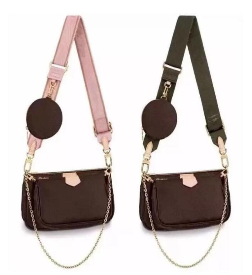Designers Women Shoulder Bags luxury pochette 3pcs Leather Crossbody bag lady flower handbags Coin Purse wallet with date code R004377813, Black
Designers Women Shoulder Bags luxury pochette 3pcs Leather Crossbody bag lady flower handbags Coin Purse wallet with date code R004377813, Black