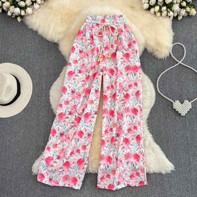 Women's Pants 2023 Summer Korean Retro Style High Waist Slim Broken Flower Wide Leg Women's Beach Holiday Casual Women, White
Women's Pants 2023 Summer Korean Retro Style High Waist Slim Broken Flower Wide Leg Women's Beach Holiday Casual Women, White