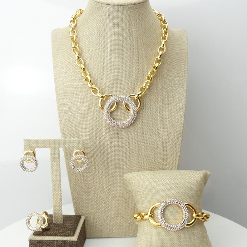 Necklace Earrings Set & 2023 Yuminglai Dubai Costume Jewelry Classic Sets For Women FHK6936, Picture shown
Necklace Earrings Set & 2023 Yuminglai Dubai Costume Jewelry Classic Sets For Women FHK6936, Picture shown