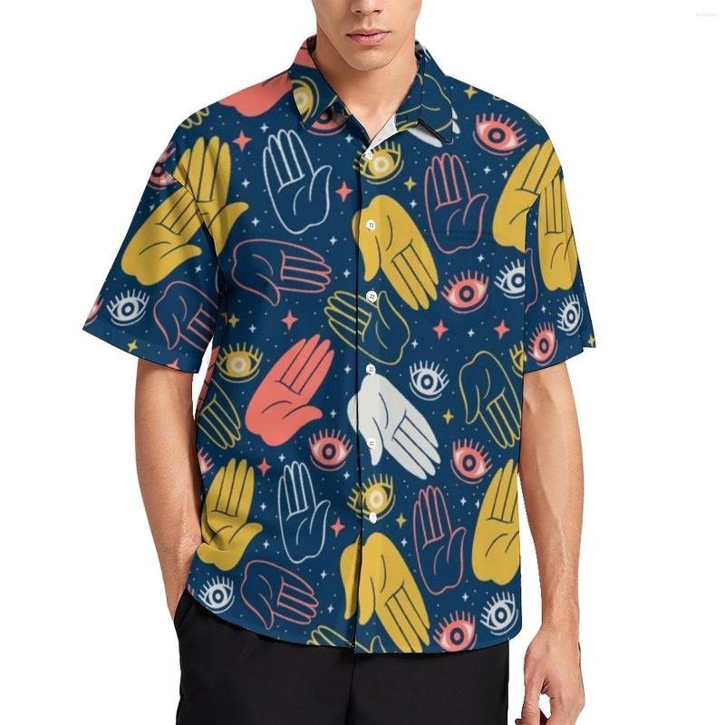 Men's Casual Shirts Hand Evil Eye Hands Beach Shirt Hawaii Fashion Blouses Man Print Big Size 3XL 4XL, Style-7
Men's Casual Shirts Hand Evil Eye Hands Beach Shirt Hawaii Fashion Blouses Man Print Big Size 3XL 4XL, Style-7