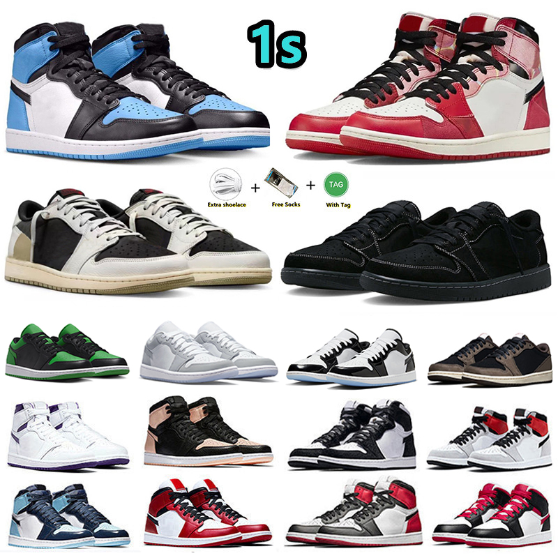 Sale 1 1s Mens basketball shoes Spider-Verse Olive Unc Toe Black Phantom Bred Patent Dark Mocha Lucky Gorge Green Bubble Gum Taxi Sail men women trainer sports Sneakers, Color#22
Sale 1 1s Mens basketball shoes Spider-Verse Olive Unc Toe Black Phantom Bred Patent Dark Mocha Lucky Gorge Green Bubble Gum Taxi Sail men women trainer sports Sneakers, Color#22