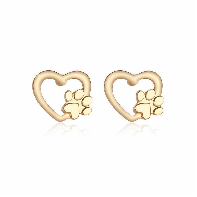 Stud Dog Paw Print Earrings For Women Hollow Love Heart Earring Gold Sier Metal Animal Pet Earing Christmas Xmas Jewelry Gifts Drop D Dhi0P
Stud Dog Paw Print Earrings For Women Hollow Love Heart Earring Gold Sier Metal Animal Pet Earing Christmas Xmas Jewelry Gifts Drop D Dhi0P