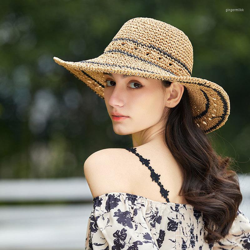 Wide Brim Hats 2023 Summer Straw Hat Women's Sunshade And Face Shield UV Protection Versatile Sunscreen Spring Autumn Sun, Khaki
Wide Brim Hats 2023 Summer Straw Hat Women's Sunshade And Face Shield UV Protection Versatile Sunscreen Spring Autumn Sun, Khaki