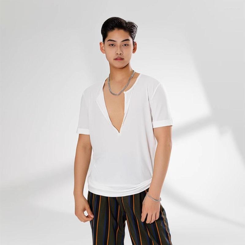 Stage Wear Deep V Neck Design Tops Male Latin Dance Dress For Men Competition Ballroom Dancing Costume Y72, White
Stage Wear Deep V Neck Design Tops Male Latin Dance Dress For Men Competition Ballroom Dancing Costume Y72, White