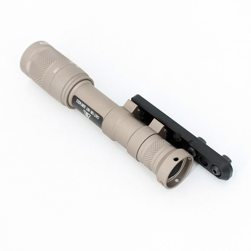 Sotac Thorntail Keymod Inline Light Mount For Mlok Keymod Handguard Rail Tatical Surefir M300 M600 Flashlight Weapon Scout Light