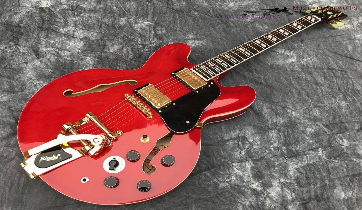 China electric guitar OEM shop electric guitar hollow jazz guitar big jazz vibrato system Transparent red Multiposition switch3498582
China electric guitar OEM shop electric guitar hollow jazz guitar big jazz vibrato system Transparent red Multiposition switch3498582