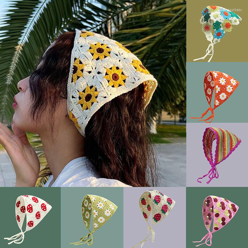 Scarves KoreaHollow Crochet Triangle Headband Small Mushroom Towel Strap Hair Bag Women Cute Sweet Handmade Strawberry Headscarf Hat
Scarves KoreaHollow Crochet Triangle Headband Small Mushroom Towel Strap Hair Bag Women Cute Sweet Handmade Strawberry Headscarf Hat