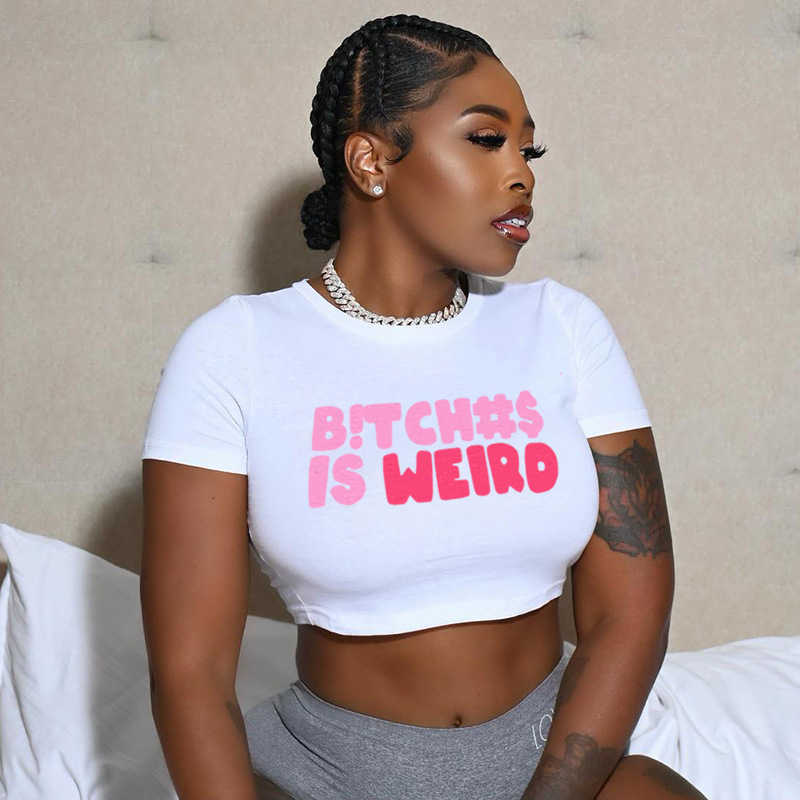 women cotton blouse 2023 summer Kasilo Apparel Womens Letter Printing T-shirt Top fashion shirts