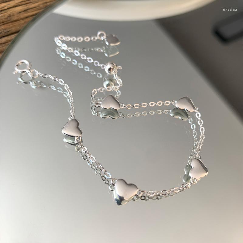 Link Bracelets Fashion Adjustable Chain Love Heart Charm Bracelet &Bangle For Women Girls Handmade Party Jewelry Gift Sl420
Link Bracelets Fashion Adjustable Chain Love Heart Charm Bracelet &Bangle For Women Girls Handmade Party Jewelry Gift Sl420