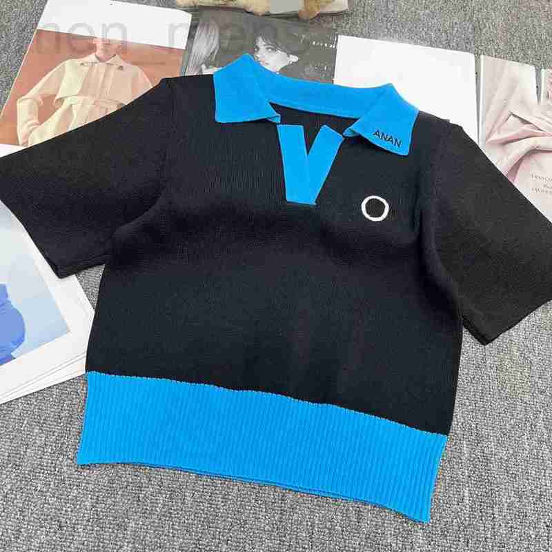 Women's Knits & Tees designer Fashion Designer Sweaters Turn Down Neck Short Sleeve Knitted TopLady Elegant Knitwear 2022 2FS4, White
Women's Knits & Tees designer Fashion Designer Sweaters Turn Down Neck Short Sleeve Knitted TopLady Elegant Knitwear 2022 2FS4, White