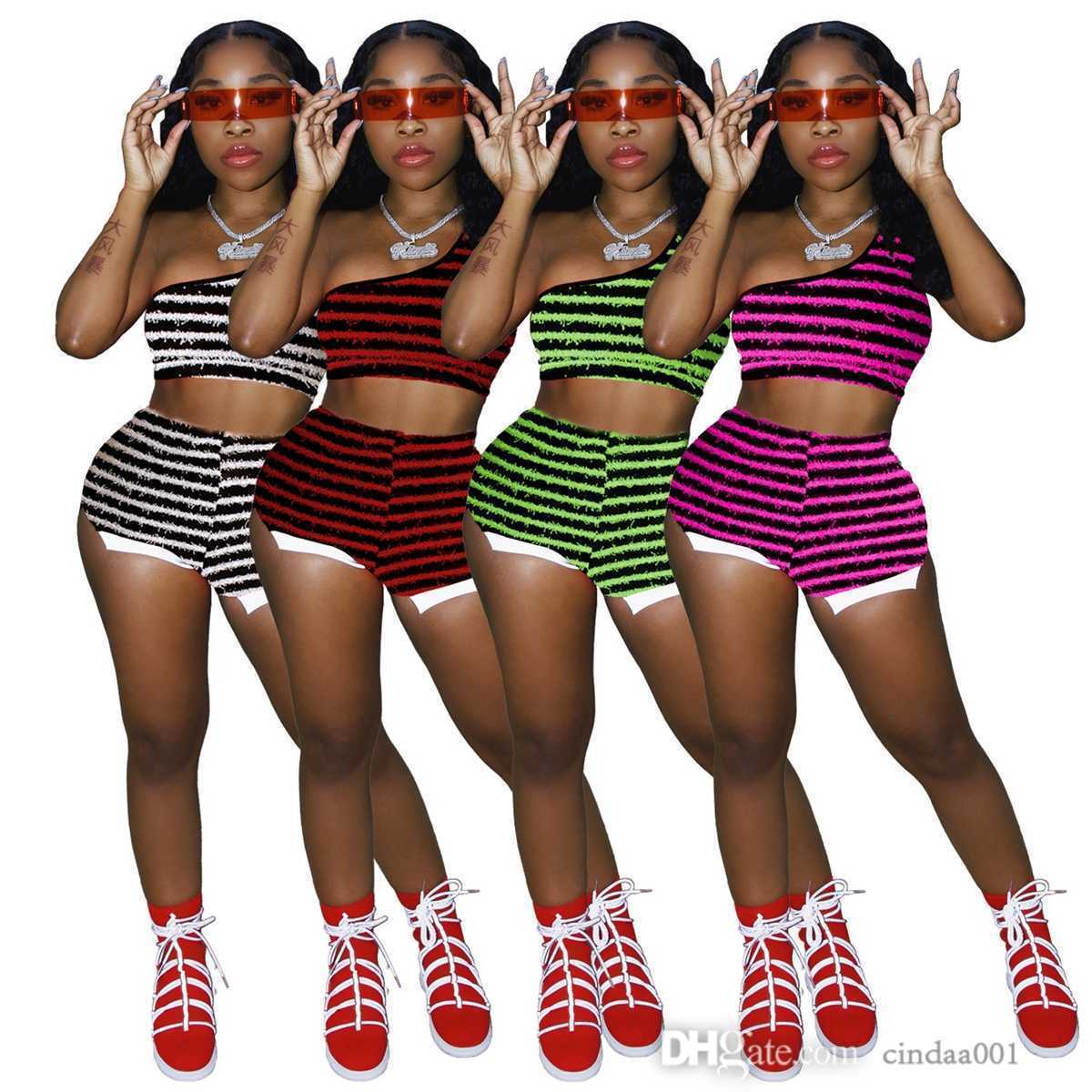 Womens Clothes Sexy Sportwear Fashion Spicy Girl Texture Stripe Casual Versatile Tank Top Shorts Two Piece Set, White6
Womens Clothes Sexy Sportwear Fashion Spicy Girl Texture Stripe Casual Versatile Tank Top Shorts Two Piece Set, White6