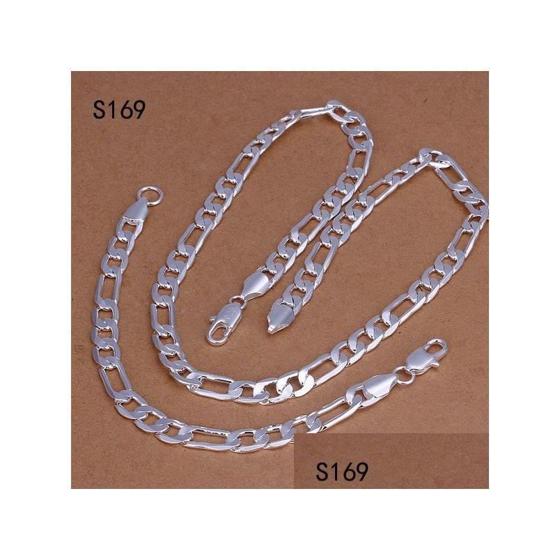 Bracelet Necklace Brand Same Price Sterling Sier Jewelry Sets Good Quality Fashion 925 Set Gts3A Drop Delivery Dh7Kf, Silver
Bracelet Necklace Brand Same Price Sterling Sier Jewelry Sets Good Quality Fashion 925 Set Gts3A Drop Delivery Dh7Kf, Silver